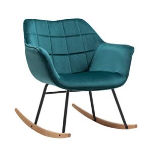 Duhome Set 2 Sedie Design Retro Scandinavo Con Cuscino In Velluto Rosa E Piedini Legno - Comode E Antiscivolo