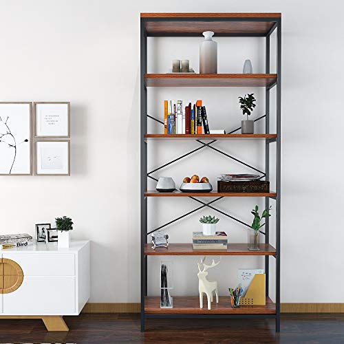 VASAGLE LLS46BX Libreria Moderna Industriale 5 Ripiani