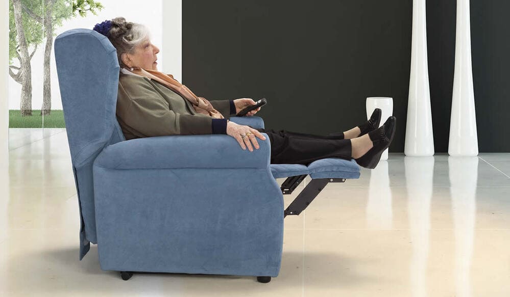 poltrona per disabili con supporto lombare